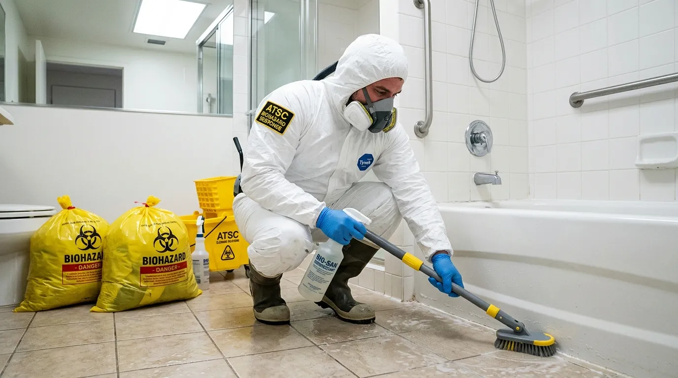Decontamination equipment deployed for Blood Cleanup in McFarland